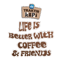 Coffee Friends Sticker by VIRA BCA