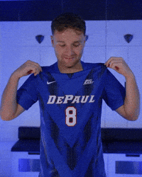 Mens Soccer GIF by DePaul Athletics