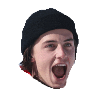 excited mark mcmorris Sticker
