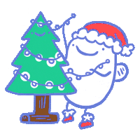 Christmas Tree Love Sticker