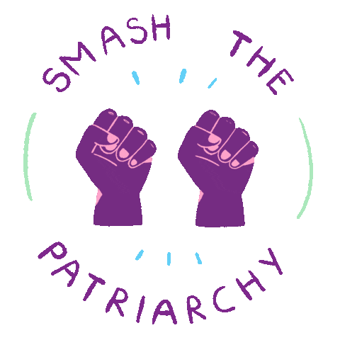 michelelawniczak smash the patriarchy michelelawniczak Sticker