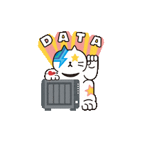 Cat Data Sticker