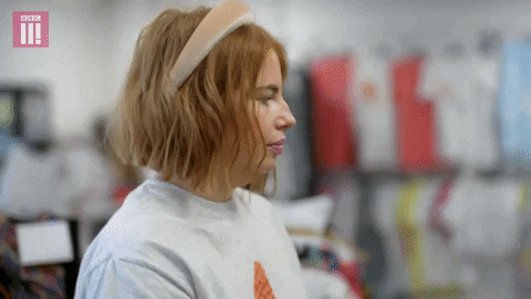 Emily Atack Breaking Fashion GIF by BBC Three