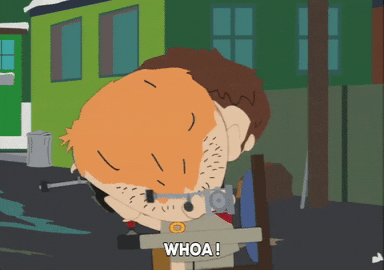 fight fall GIF by South Park 