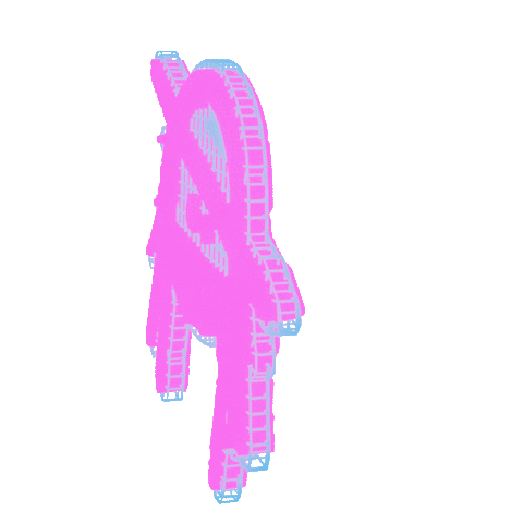 yanbalestra 80s neon synthwave horde Sticker