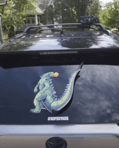 Godzilla GIF by WiperTags Wiper Covers