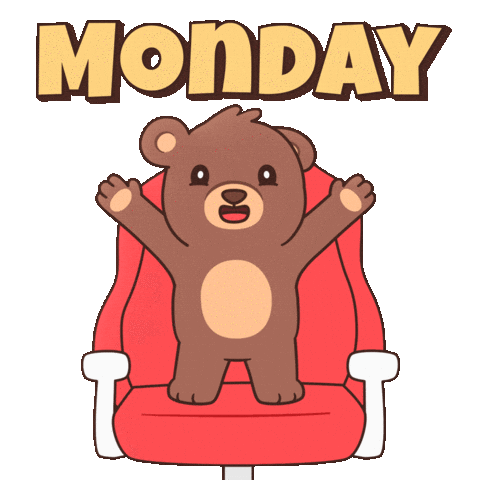 Happy Monday Sticker by BEARISH