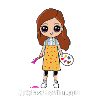CuteEasyDrawings art life animation art art time kawaii art Sticker
