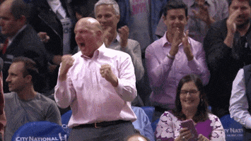 excited lets go GIF by LA Clippers