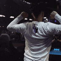 rokkr esports flex muscles pew pew GIF