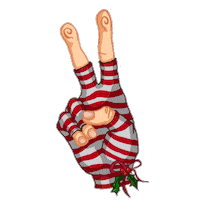 Christmas Finger Sticker by Stickerpacks.design