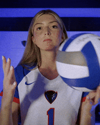 Depaul University Volleyball GIF by DePaul Blue Demons