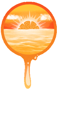 Summer Melting Sticker by Wonderbrett