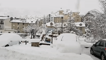 Remnants of Storm Bella Bring Heavy Snowfall to the Pyrenees