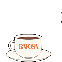 Good Morning Breakfast Sticker by Raposa Coffee