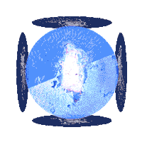 leonardo dicaprio google earth STICKER by Josh Rigling