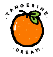 Tangerine Dream Sleep Sticker by Darren John