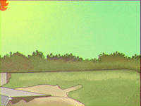 Skate Board Cartoon GIF by d00dbuffet