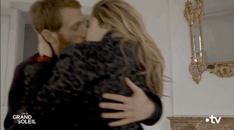 French Kiss Love GIF by Un si grand soleil