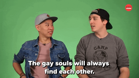 Coming Out Rainbow GIF by BuzzFeed