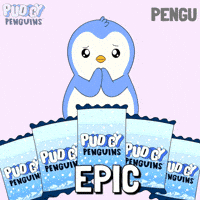 Trading Cards Penguin GIF by Pudgy Penguins