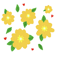 Summer Flower Sticker by Millie Amber