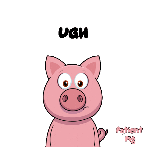 Over It Ugh Sticker by VeeFriends