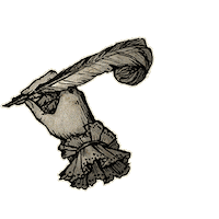 Horror Writing Sticker