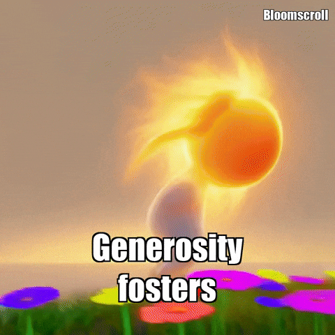 Growth Giving GIF by Bloomscroll