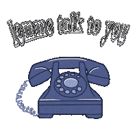 Phone Talk Sticker by The Mojave Room