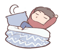 Tired Good Night Sticker by HitoPotato