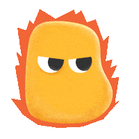 Angry Chicken Nuggets Sticker by Amadori