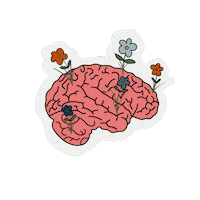 Darnau_bach happy mental health mindfulness cymraeg Sticker