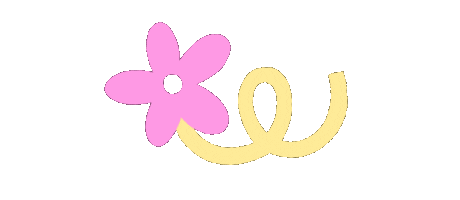 Happy Flower Sticker by Monique Aimee
