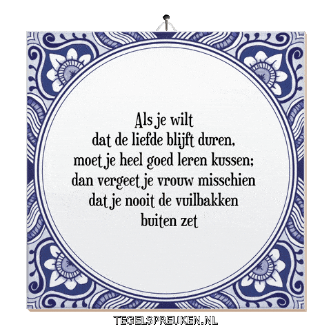 Spreuk Trots Sticker by Tegelspreuken.nl