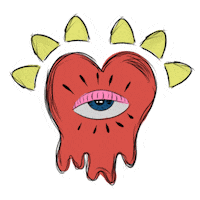Heart Eyes Sticker