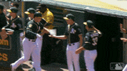 high five matt chapman GIF by MLB