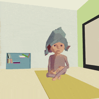 nervous yoga GIF by Andrew Benson