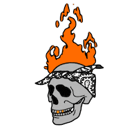 Art Burning Sticker