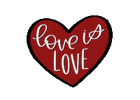 Love Is Love Heart Sticker by kynyoubelieveit
