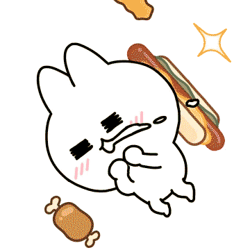 Yum Yum Chicken Sticker by Kcomics
