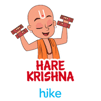 Hare Krishna India Sticker by Hike Sticker Chat