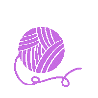 Lana Crochet Sticker by mamaQuilla Tejidos