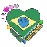 Flag Futebol Sticker
