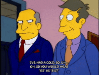 Speak Season 4 GIF by The Simpsons