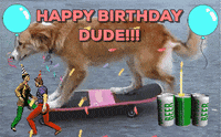 Happy Birthday Dog GIF