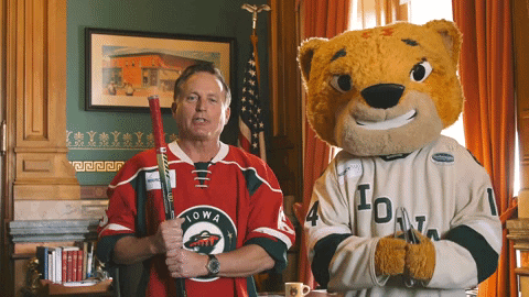 Hockey Crash GIF by Iowa Wild