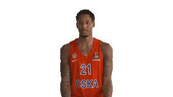 cska moscow basketball Sticker by EuroLeague
