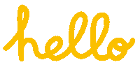 Bonjour Hello Sticker