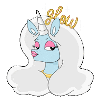Look Queen Sticker by Glow The Unicorn